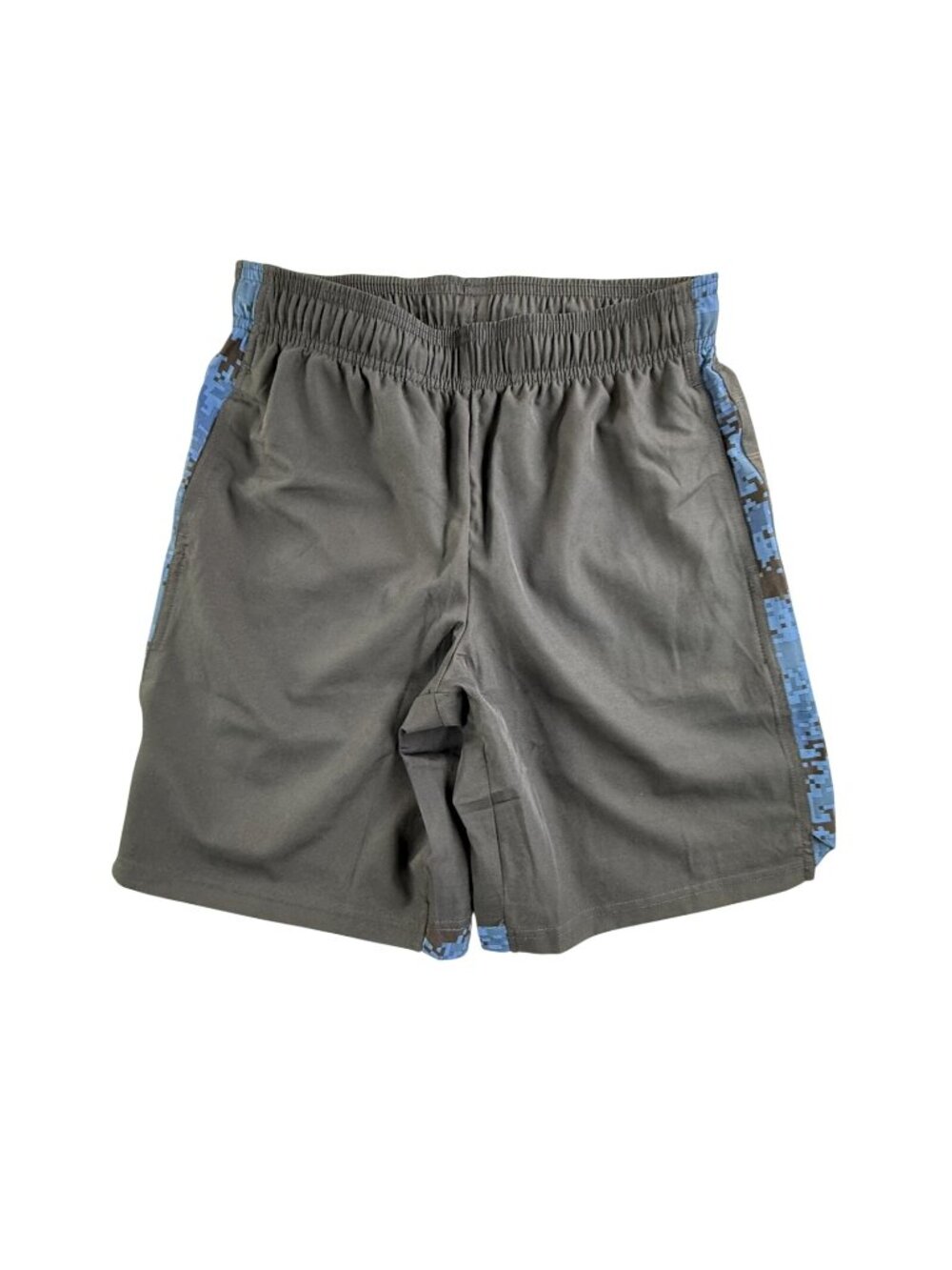 Tapout WWE Shorts Mens Small Navy Blue Camo Elastic Waist Drawstring Wrestling